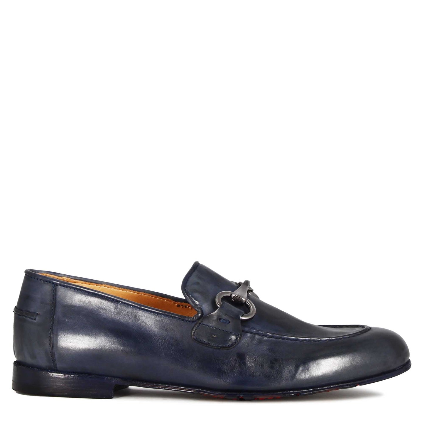 Men's Leather Moccasin with Clamp
