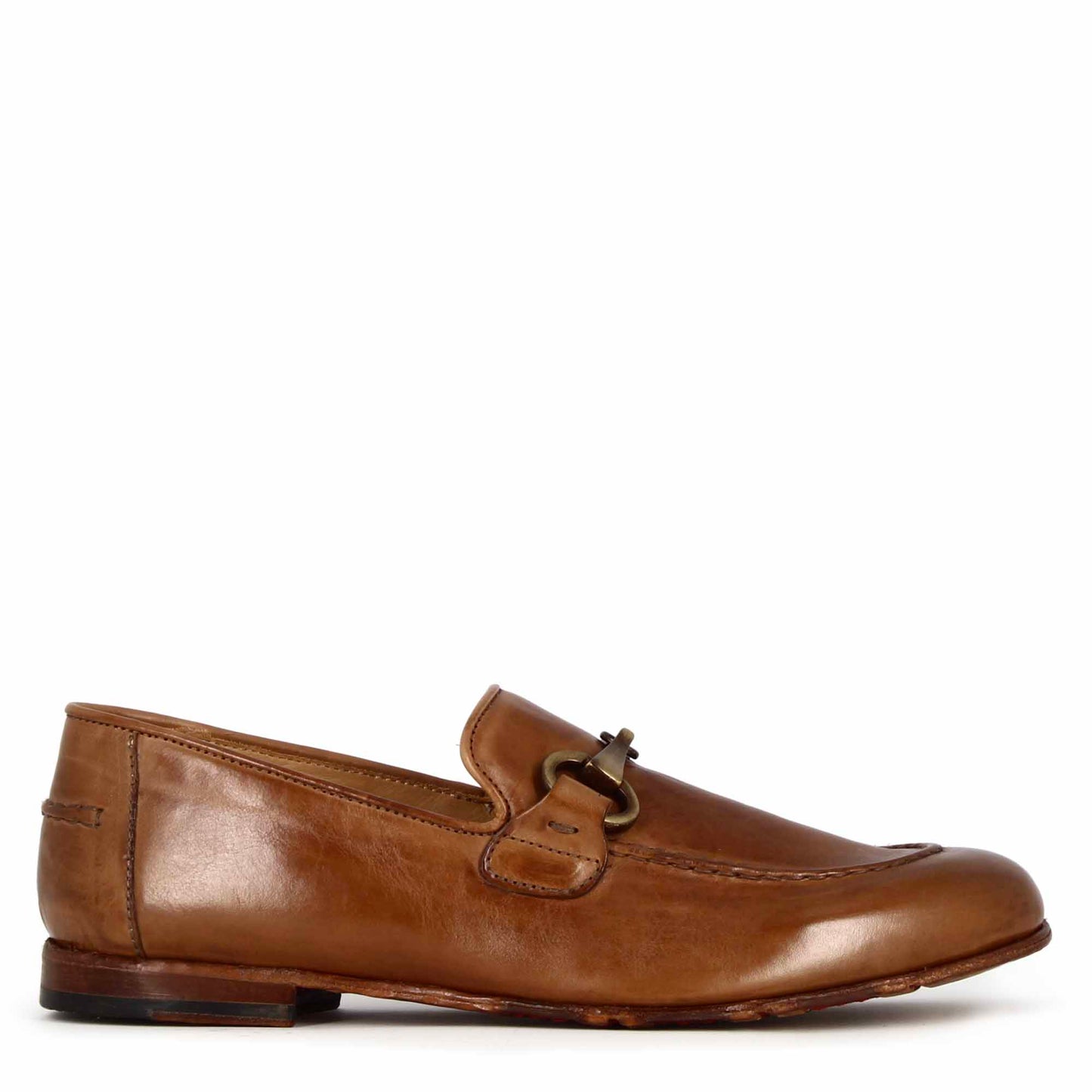 Men's Leather Moccasin with Clamp
