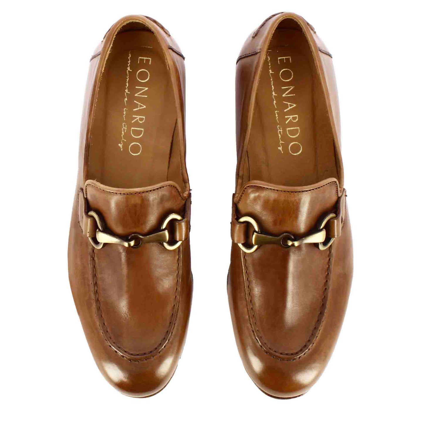 Men's Leather Moccasin with Clamp