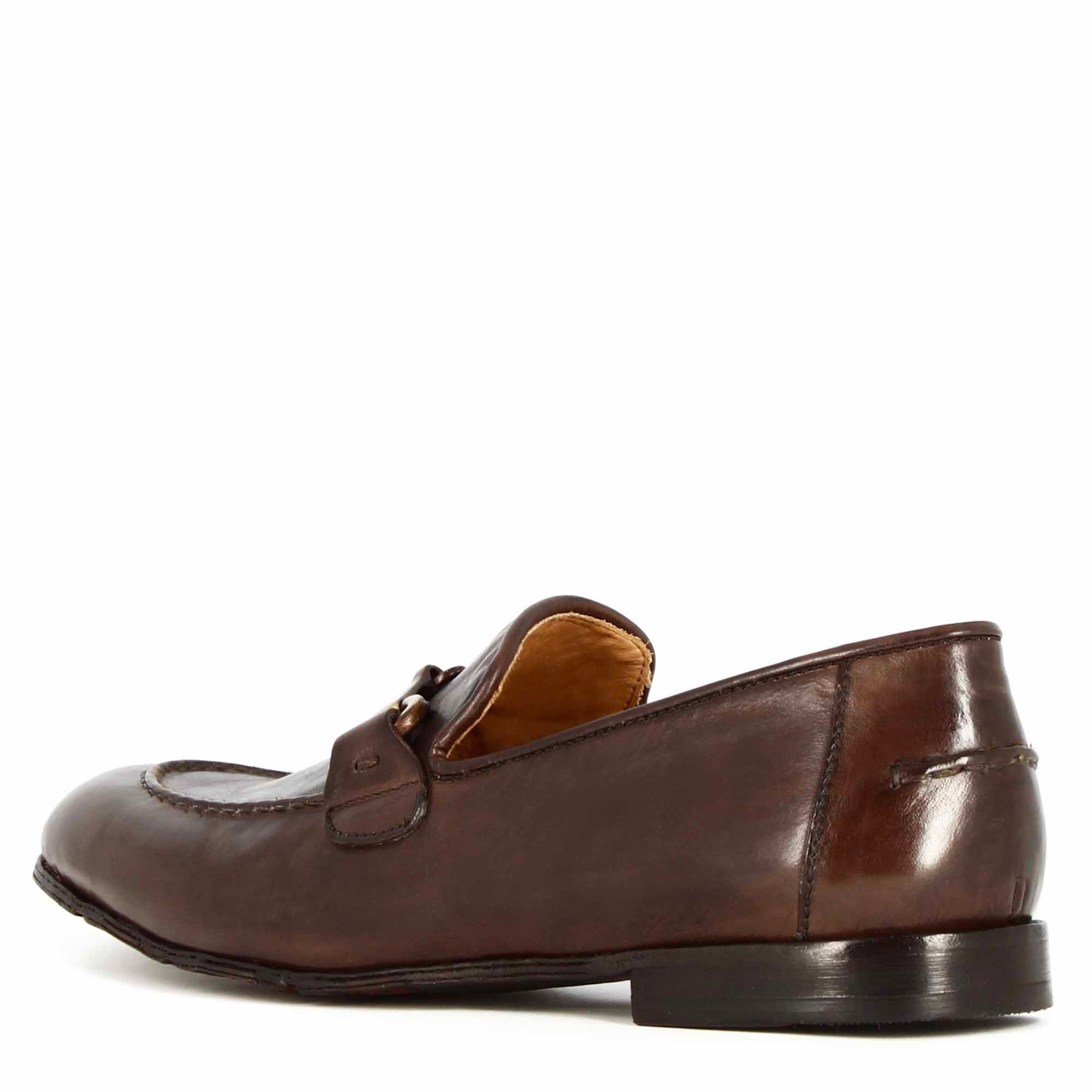 Men's Leather Moccasin with Clamp