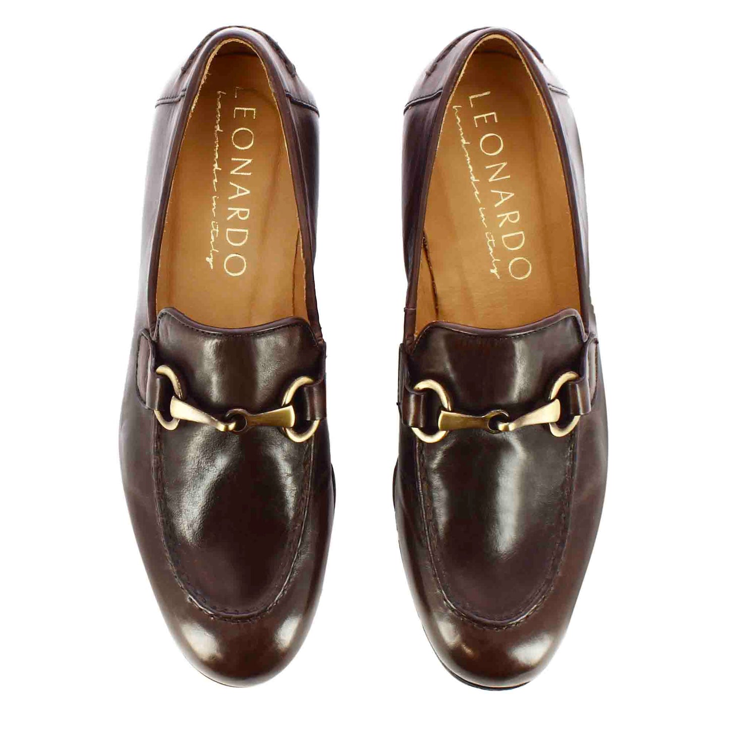 Men's Leather Moccasin with Clamp