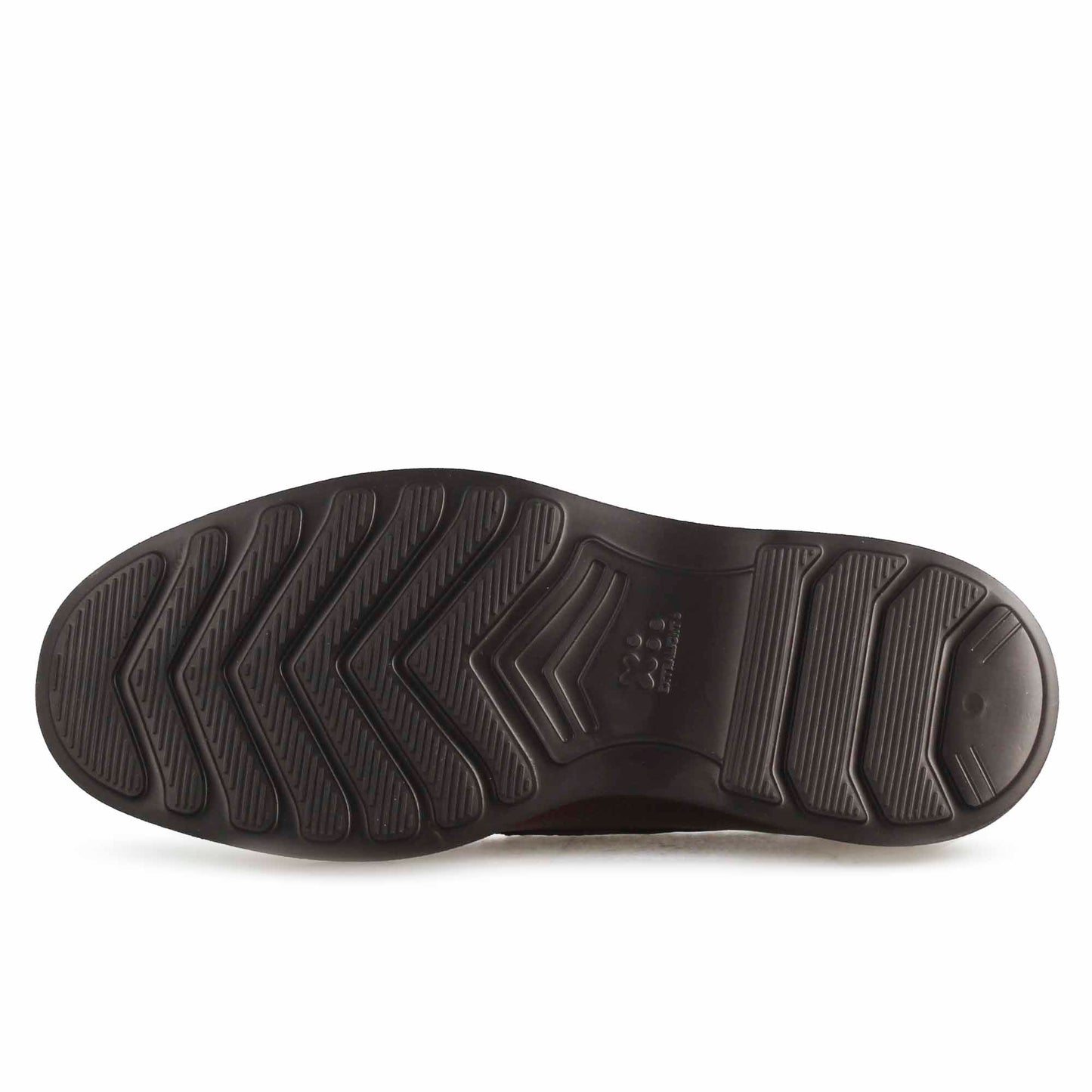 Mocassino da uomo in pelle martellata e suola in gomma vibram