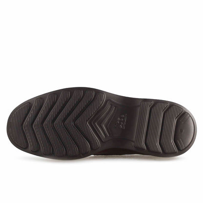 Mocassino da uomo in pelle martellata e suola in gomma vibram