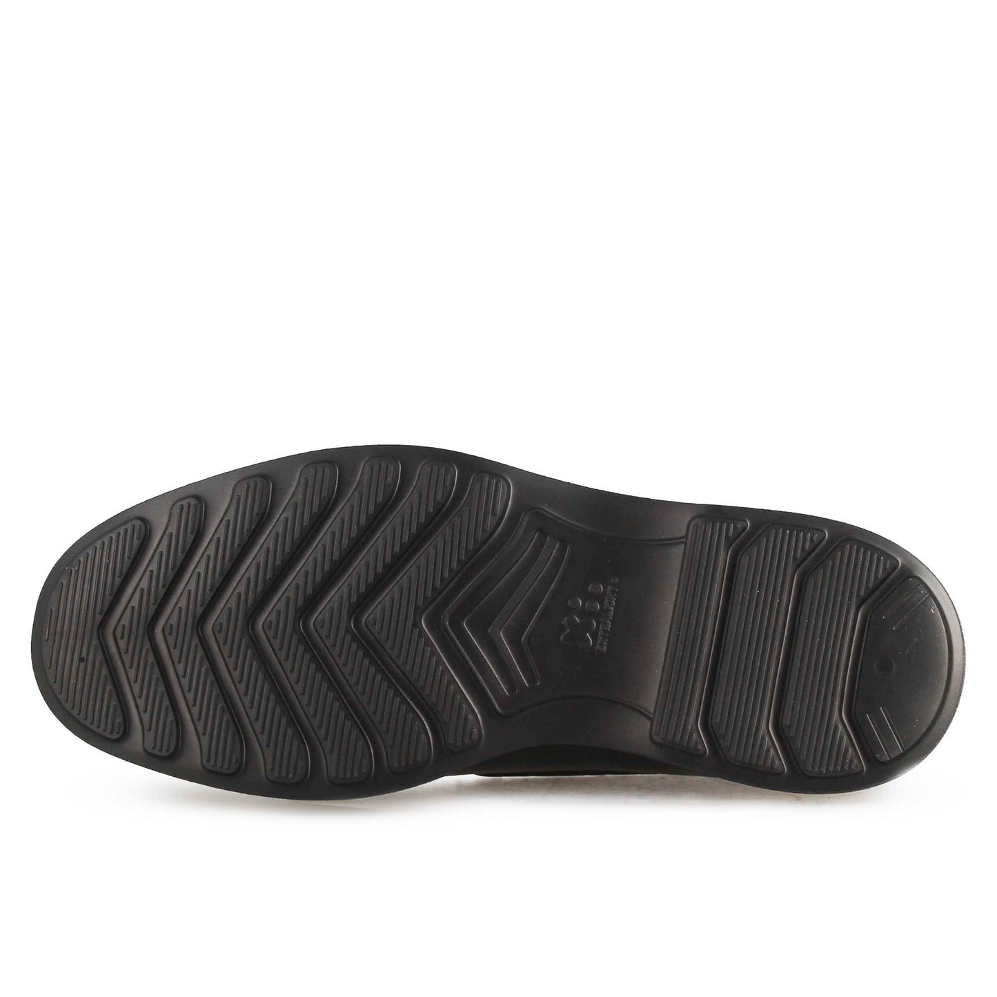 Mocassino da uomo in pelle martellata e suola in gomma vibram