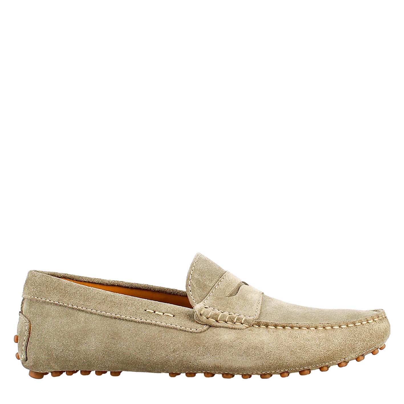 Carshoe handmade suede leather moccasins for men