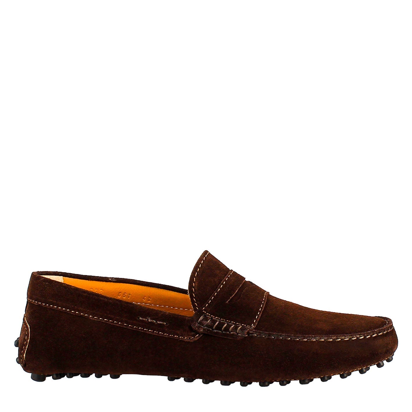 Carshoe handmade suede leather moccasins for men