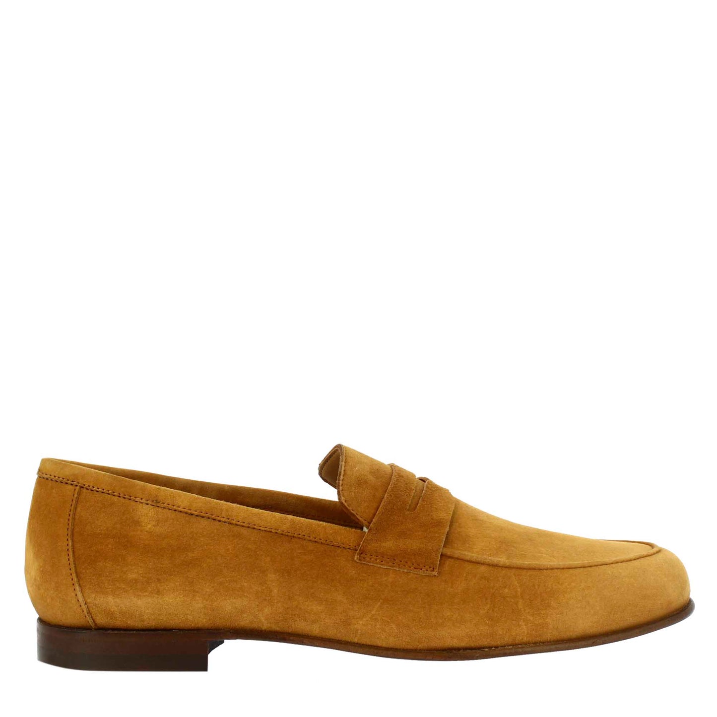 Men's unlined moccasin in soft suede