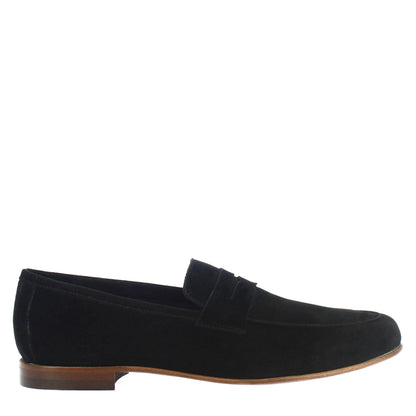 Men's unlined moccasin in soft suede