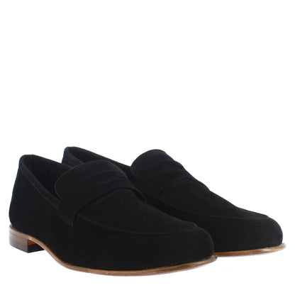 Men's unlined moccasin in soft suede