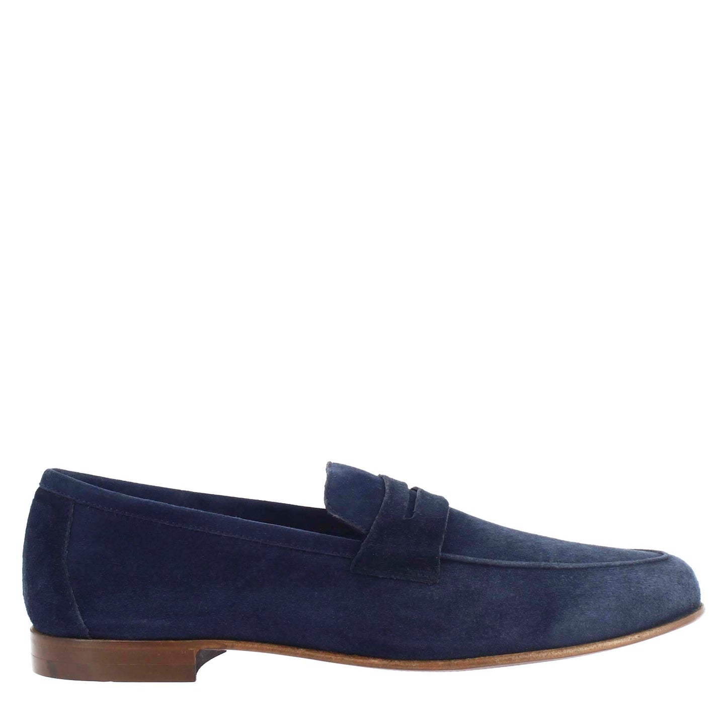 Men's unlined moccasin in soft suede