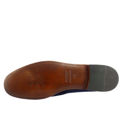 Men's unlined moccasin in soft suede