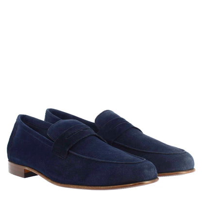 Men's unlined moccasin in soft suede