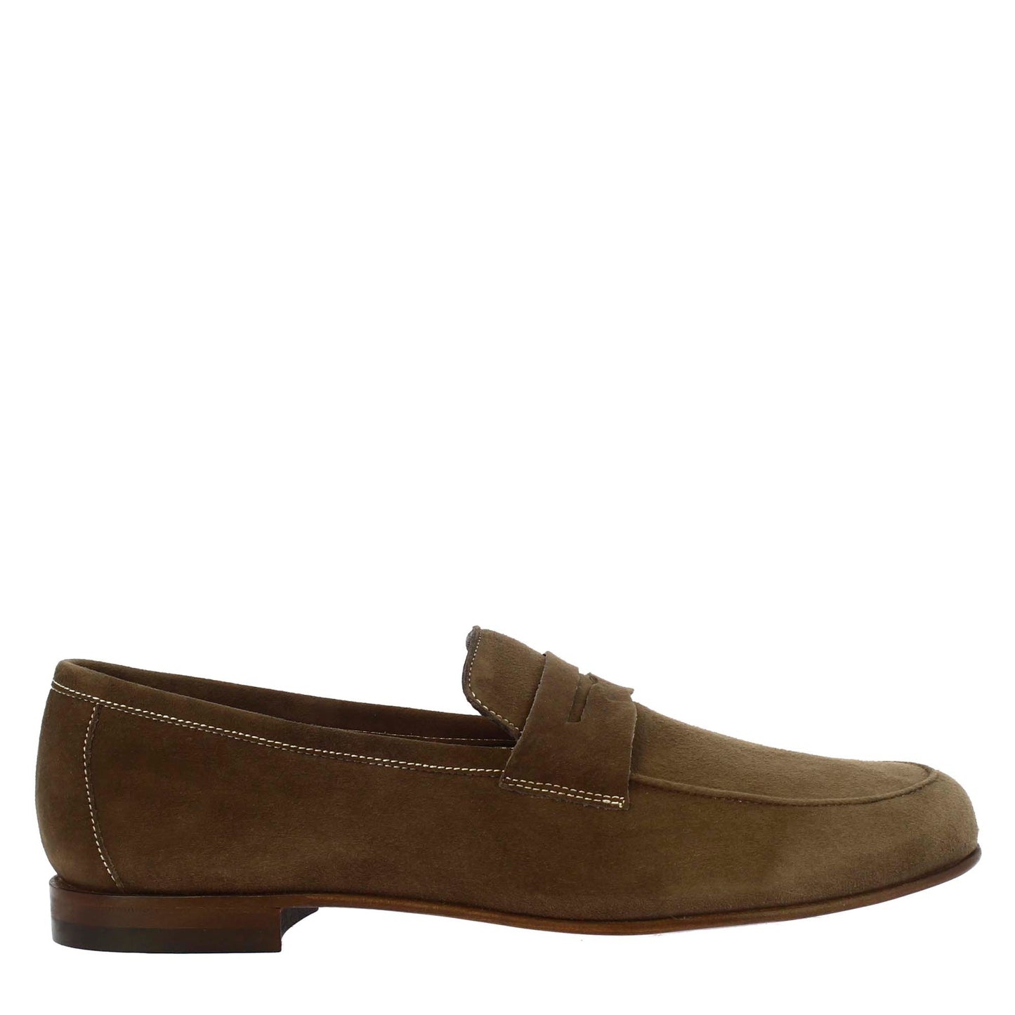 Men's unlined moccasin in soft suede