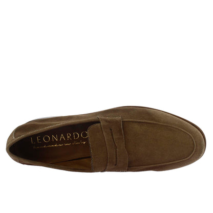 Men's unlined moccasin in soft suede