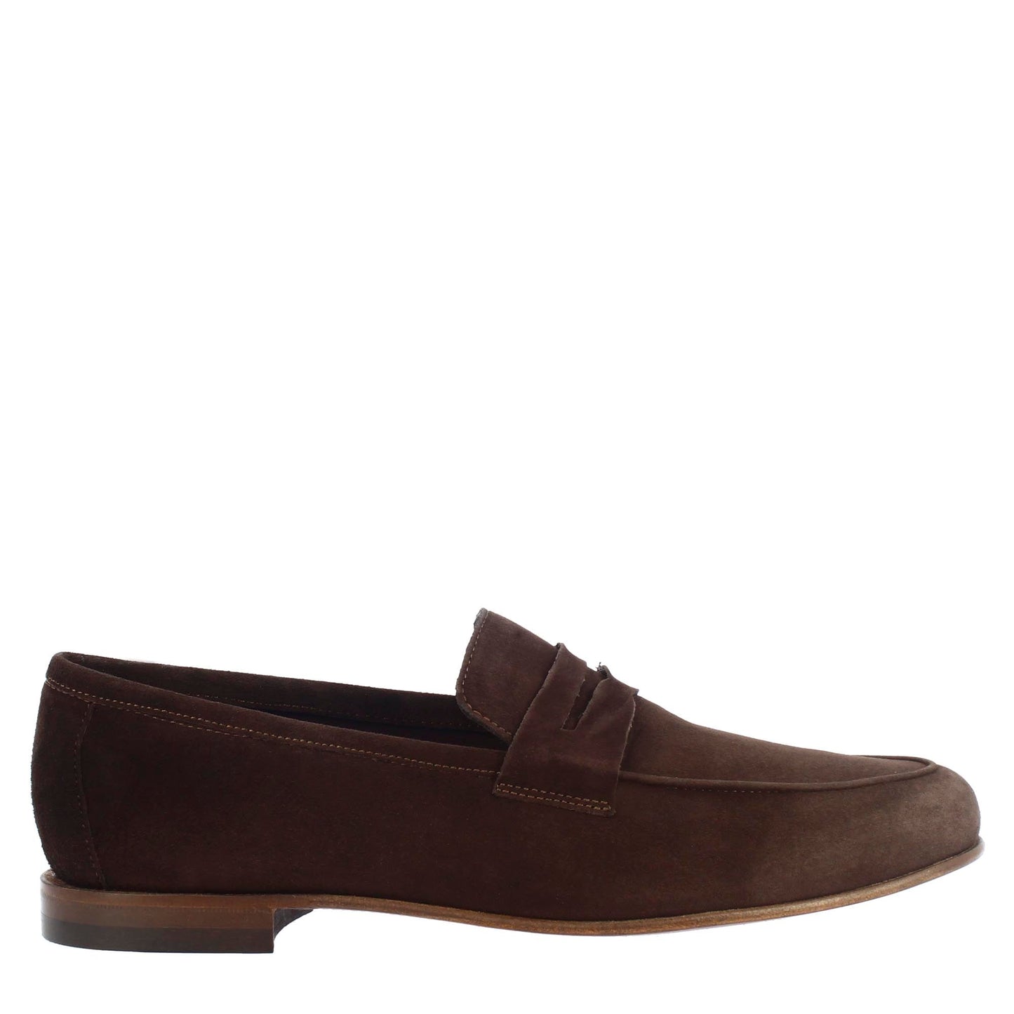 Men's unlined moccasin in soft suede