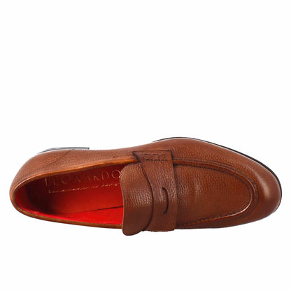 Men's Tubular Leather Moccasin