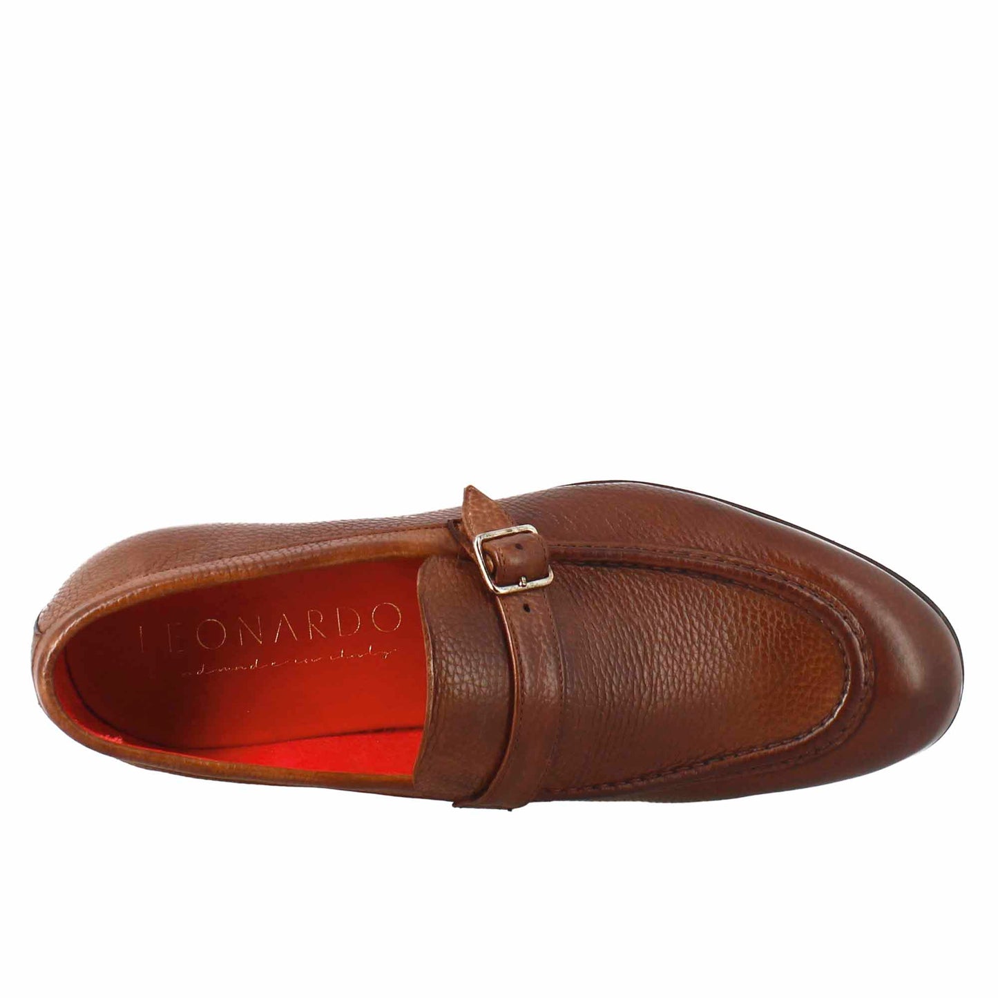 Men's Soft Leather Buckle Loafer