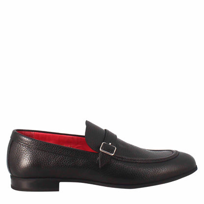 Men's Soft Leather Buckle Loafer