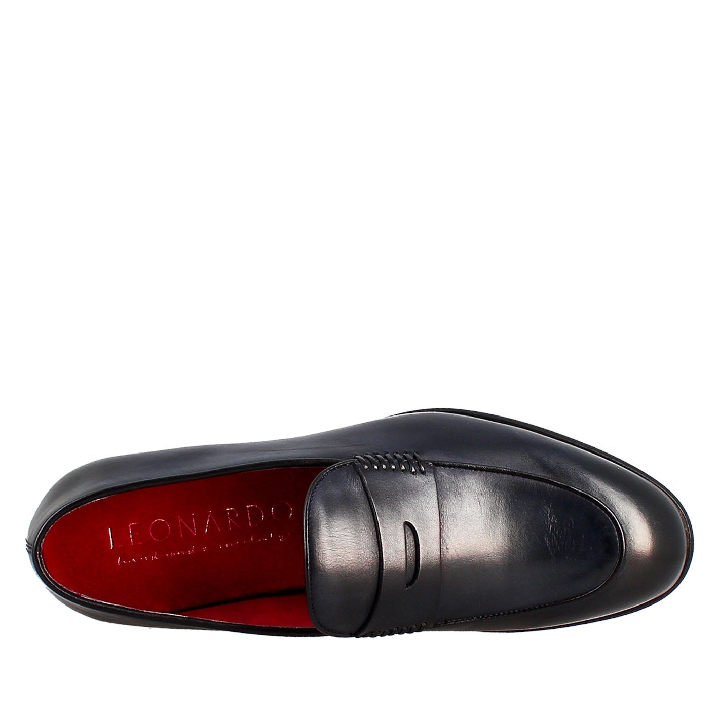 Elegant men's loafer in grain leather