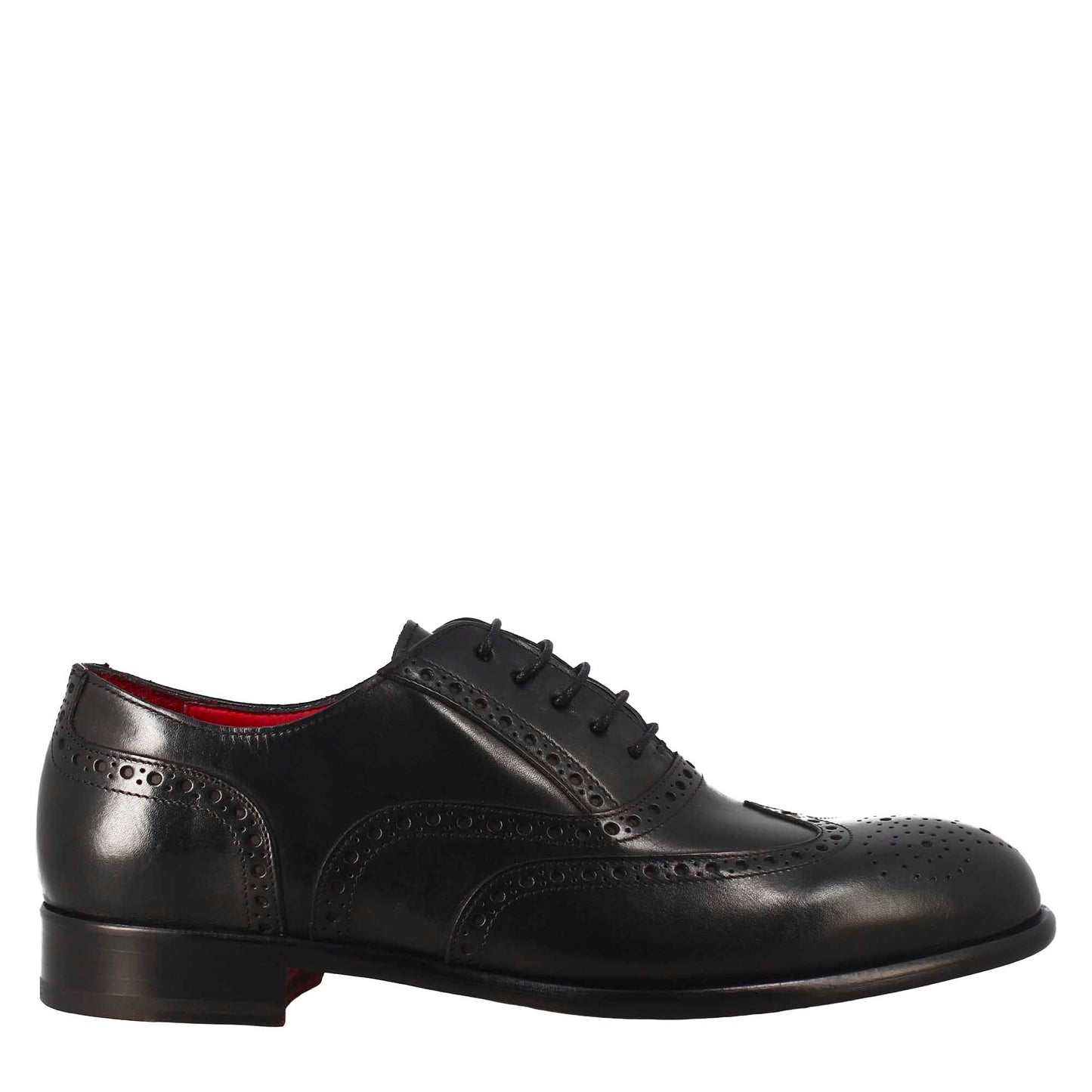 Oxford full brogue elegante da uomo in pelle