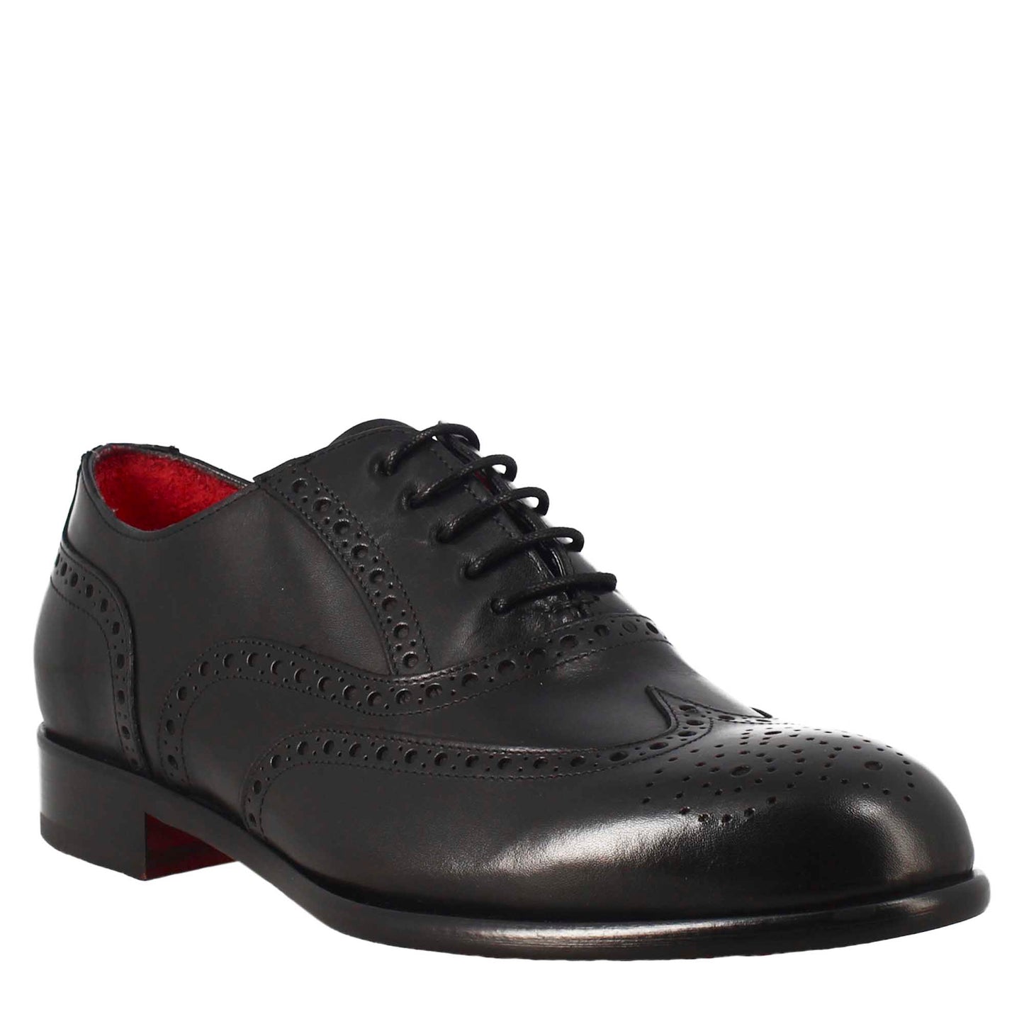 Oxford full brogue elegante da uomo in pelle