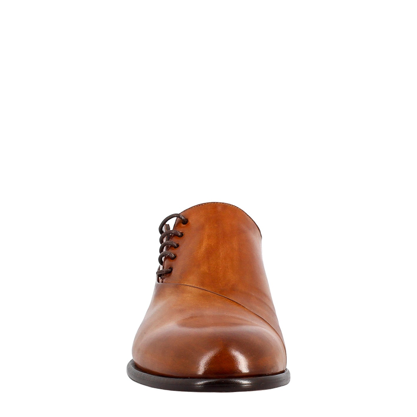 Men's elegant leather oxford with side laces