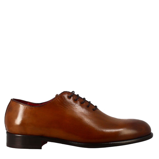 Oxford wholecut elegante da uomo in pelle con punta tonda