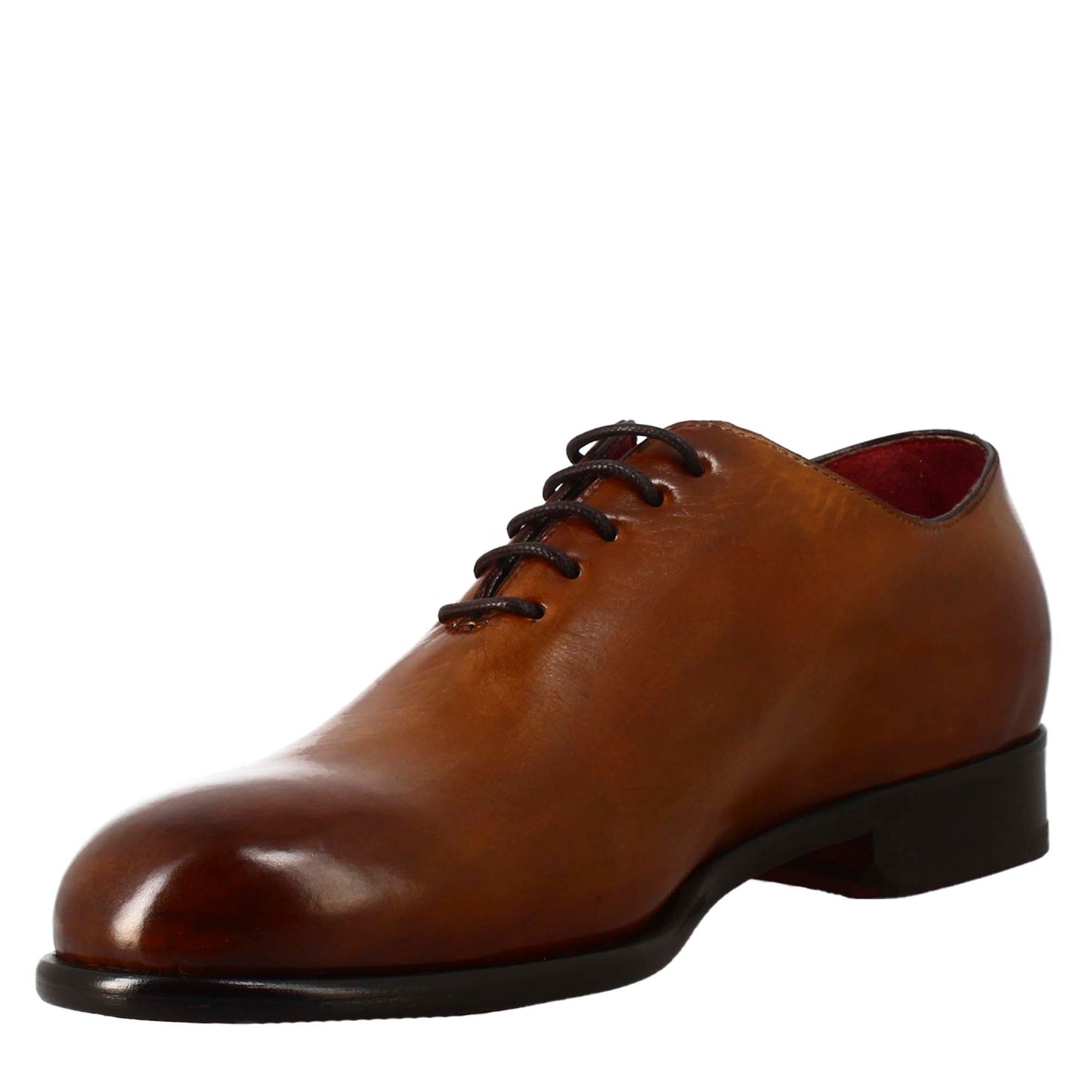 Oxford wholecut elegante da uomo in pelle con punta tonda