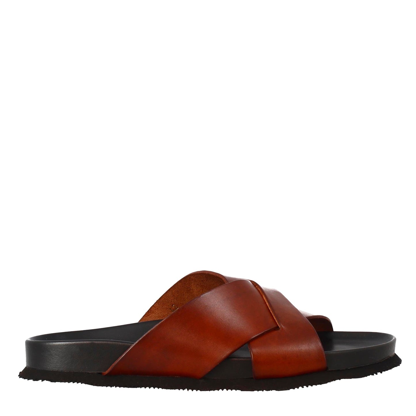 Men's Leather Open Back Sandals