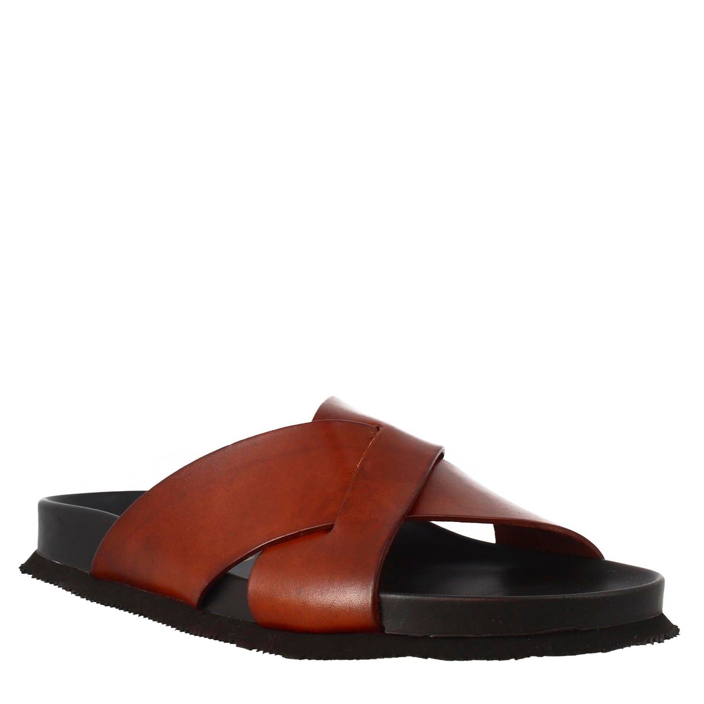 Men's Leather Open Back Sandals