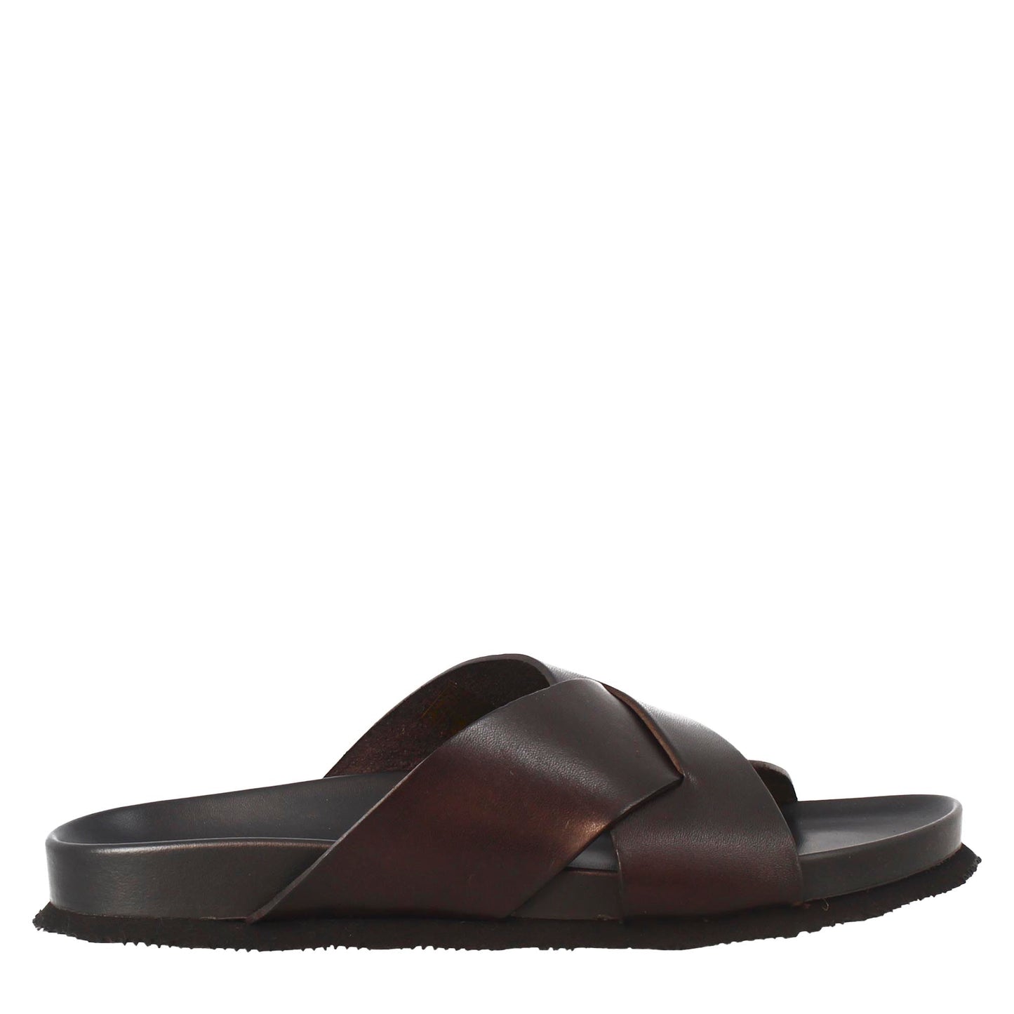 Men's Leather Open Back Sandals