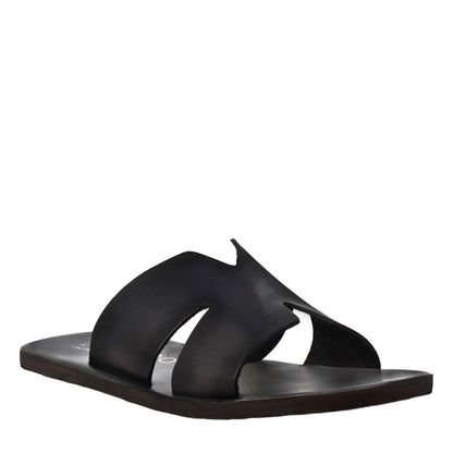 Handmade Leather H-Shape Men's Sandals