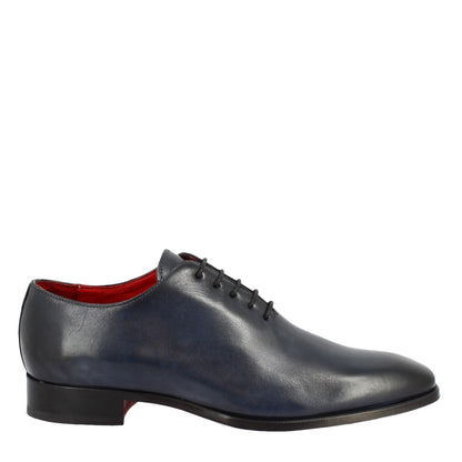 Scarpe da uomo elegante wholecut fatte a mano in pelle