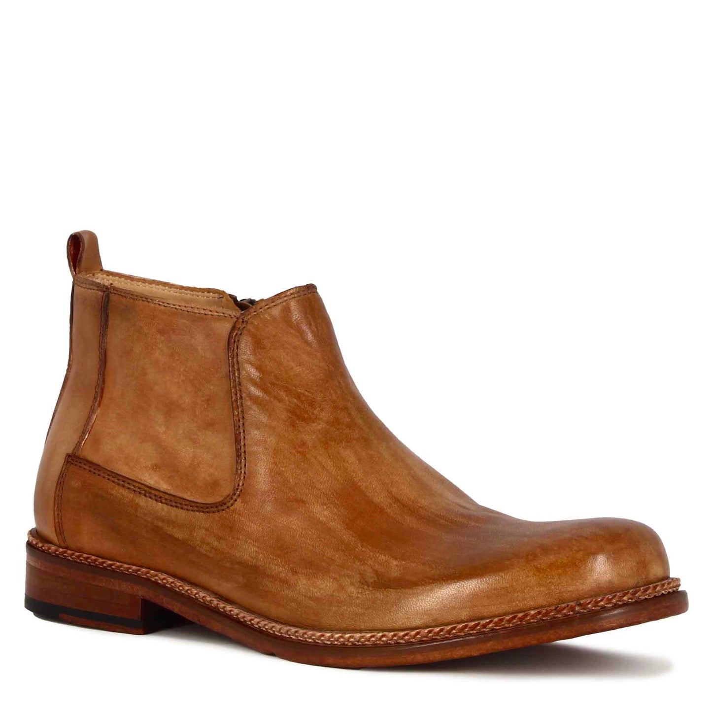Vintage Leather Men's Ankle Boots