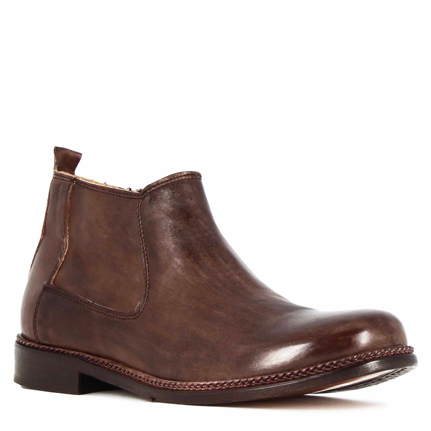Vintage Leather Men's Ankle Boots