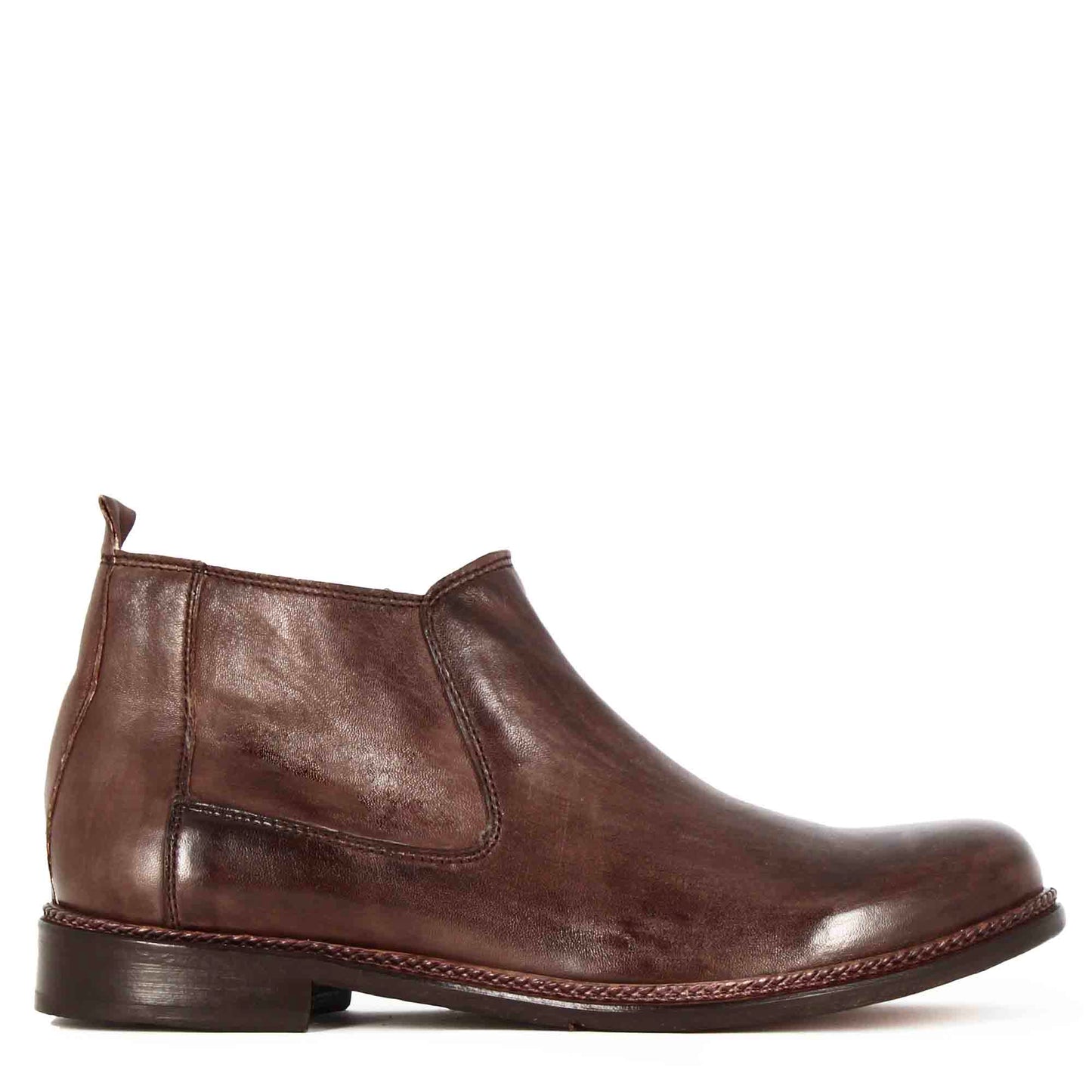 Vintage Leather Men's Ankle Boots