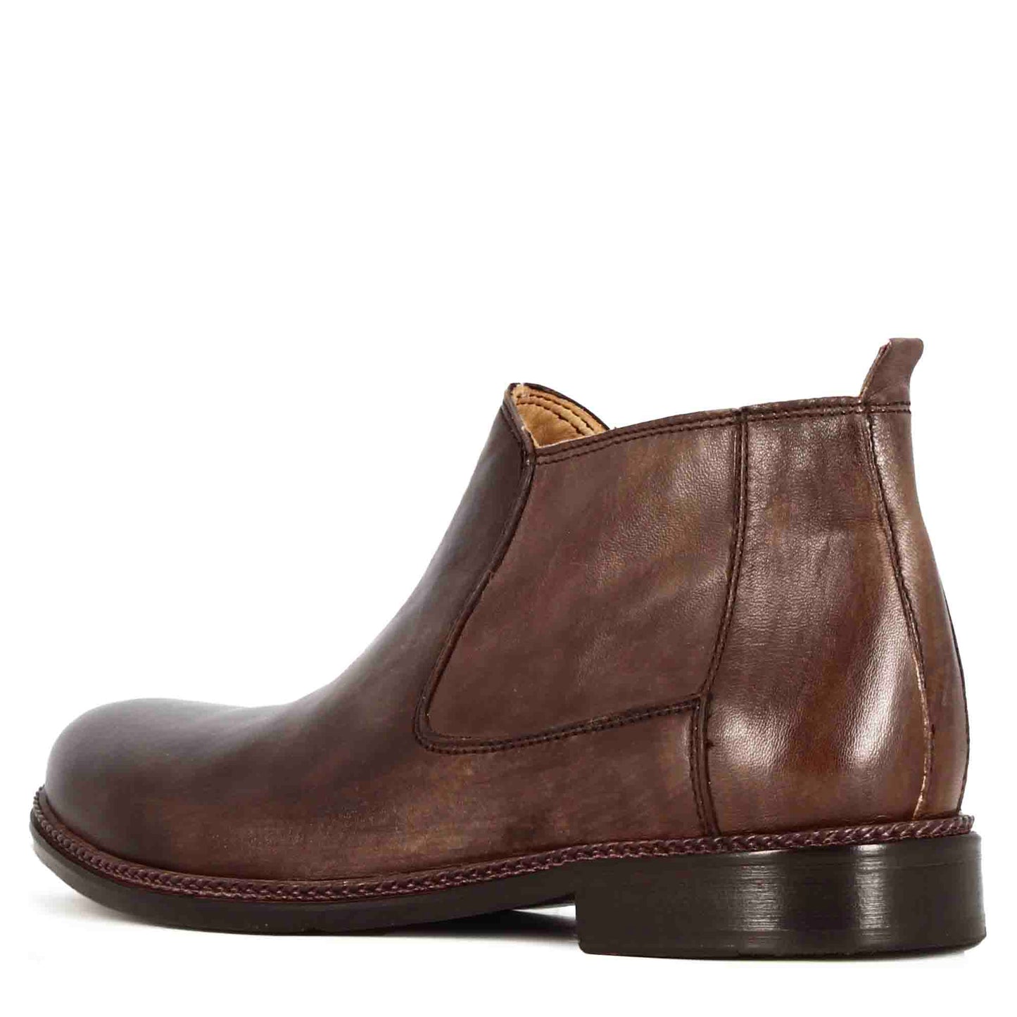 Vintage Leather Men's Ankle Boots