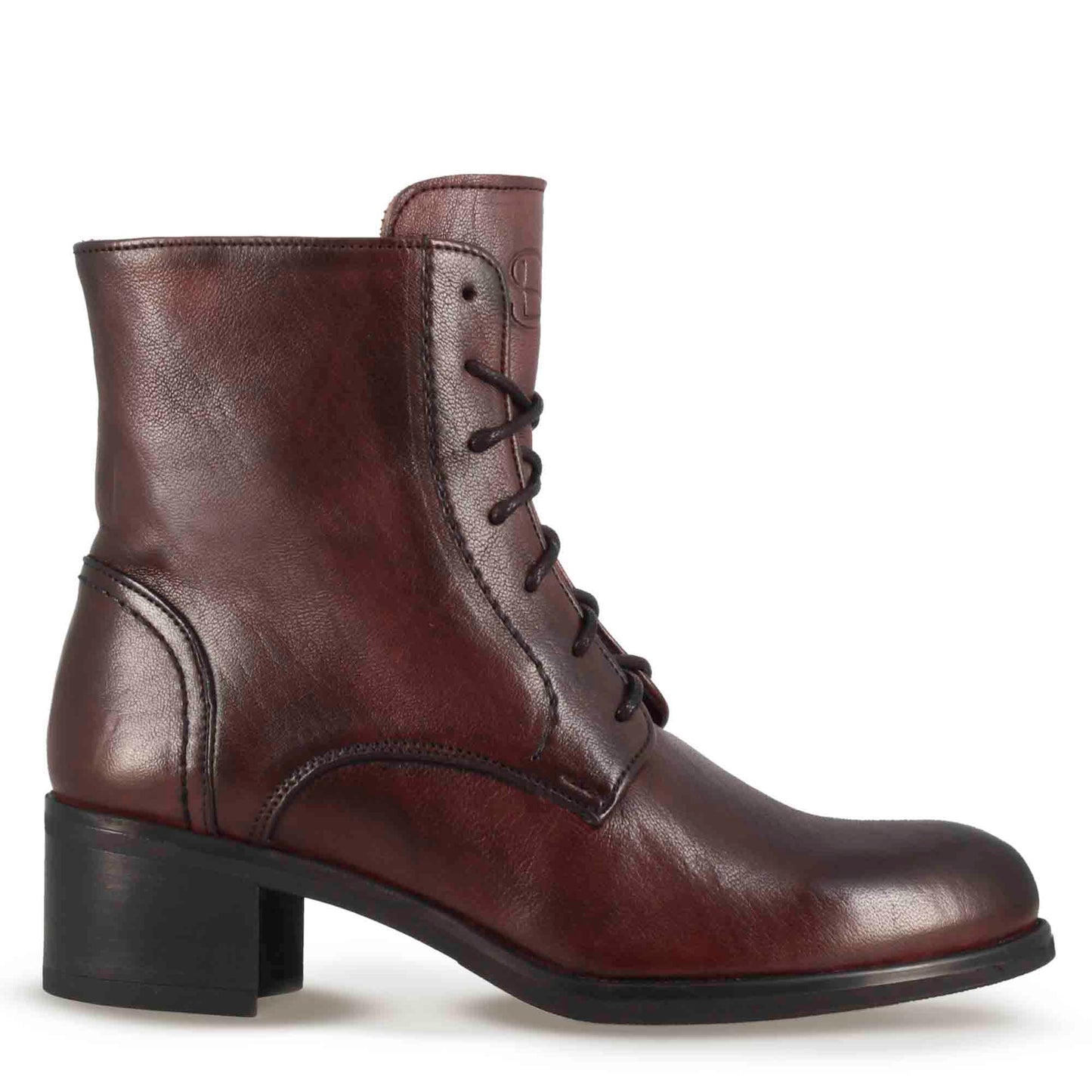 Women's leather ankle boot