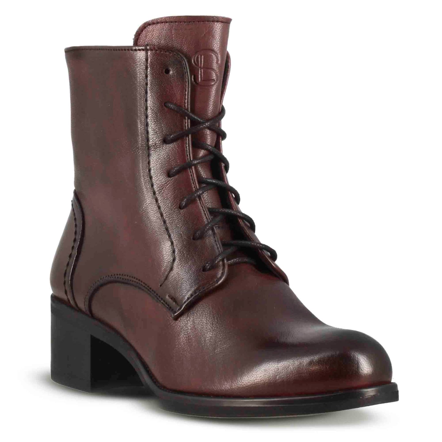 Women's leather ankle boot