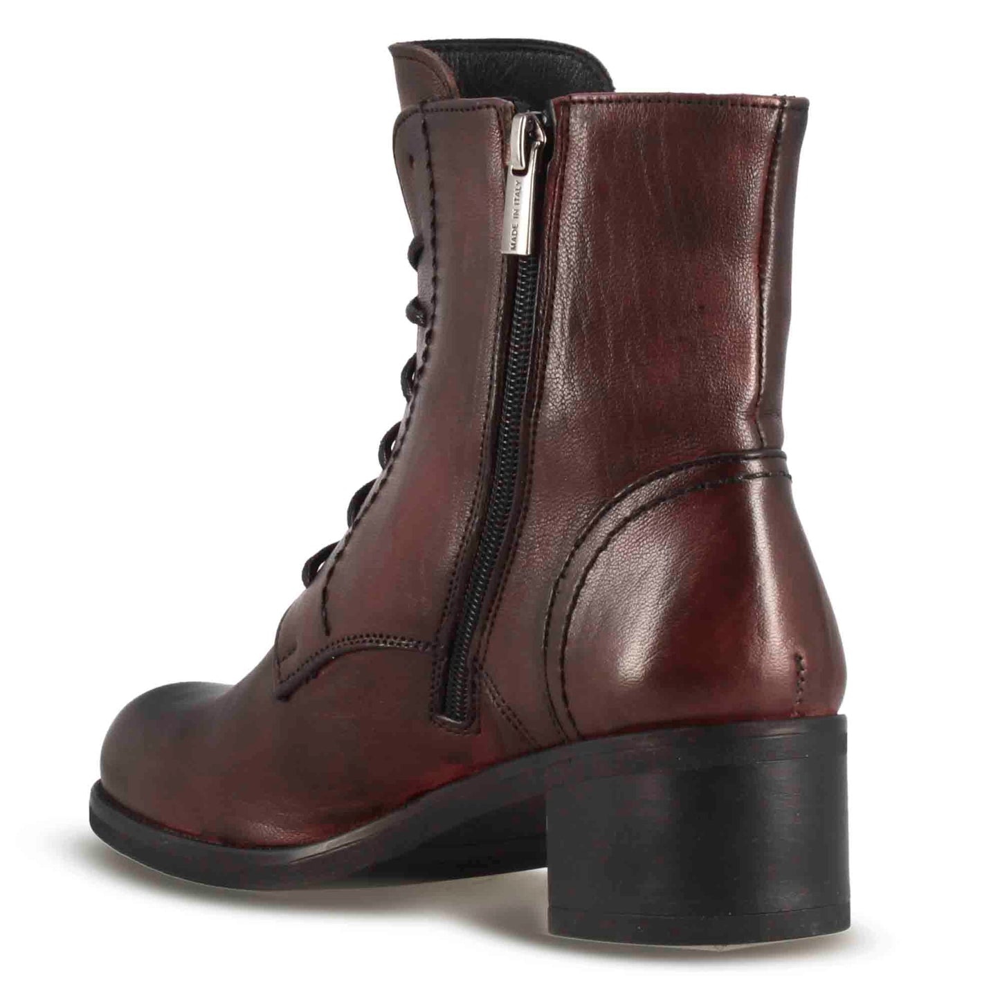 Women's leather ankle boot