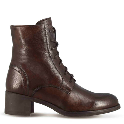 Women's leather ankle boot
