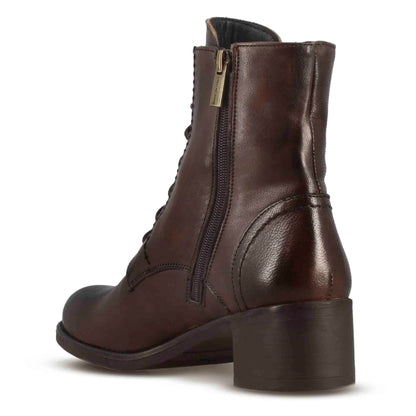 Women's leather ankle boot