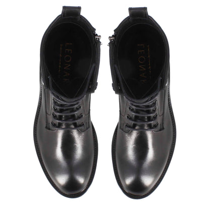 Women's leather ankle boot