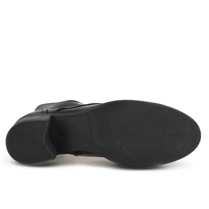 Women's leather ankle boot