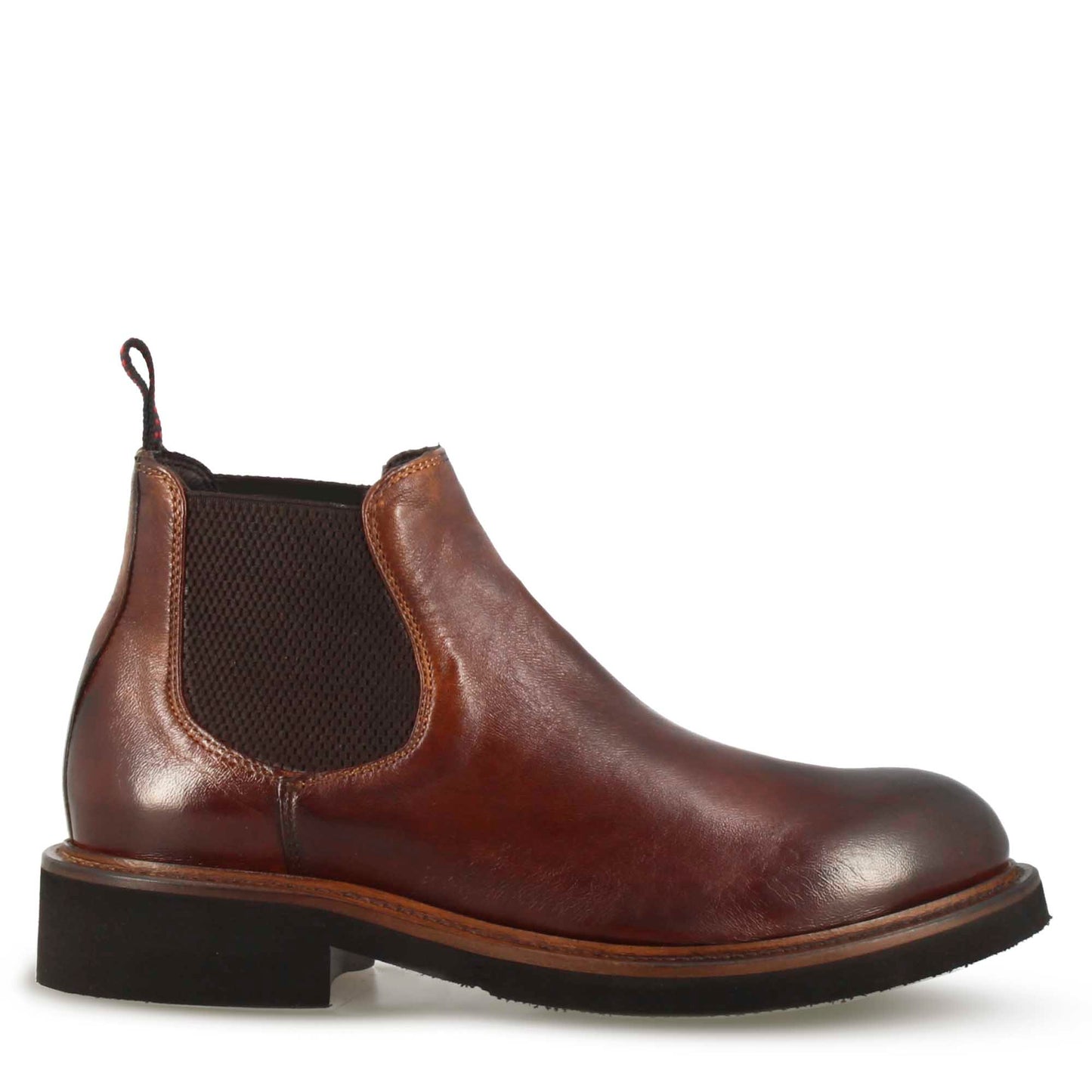 Stivaletto artigianale Chelsea da donna in pelle