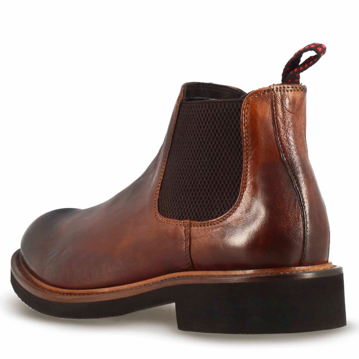 Stivaletto artigianale Chelsea da donna in pelle