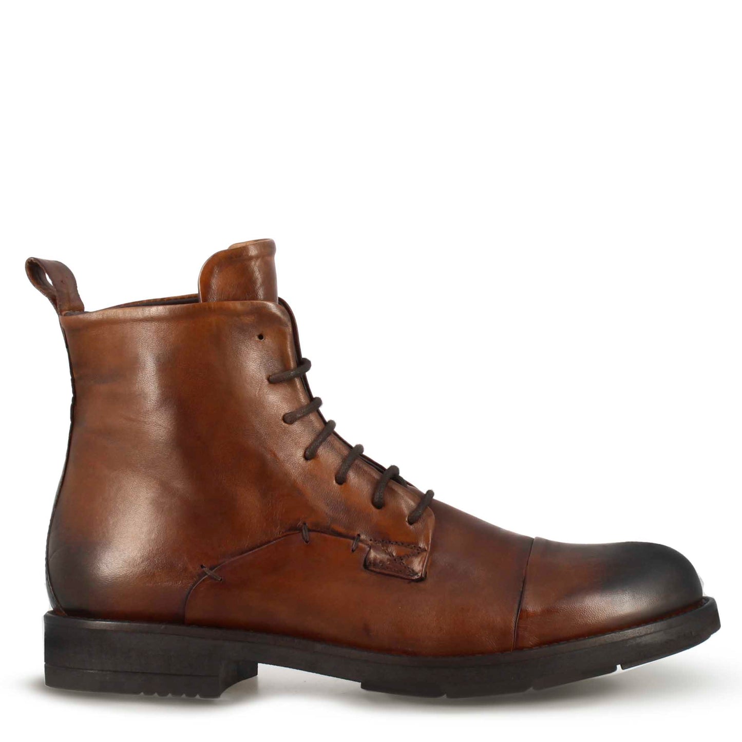 Men's Vintage Leather Lace Up Ankle Boot