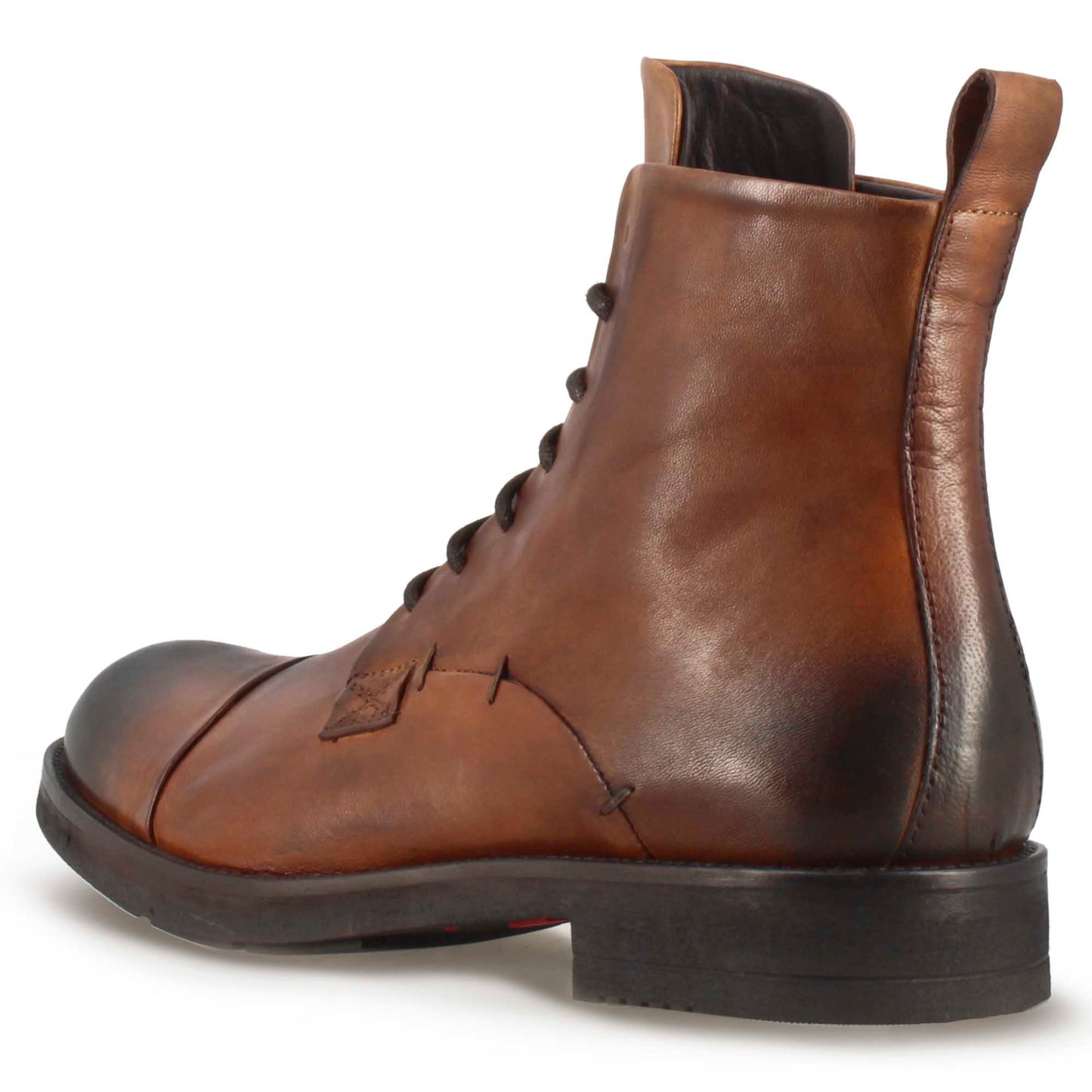 Men's Vintage Leather Lace Up Ankle Boot
