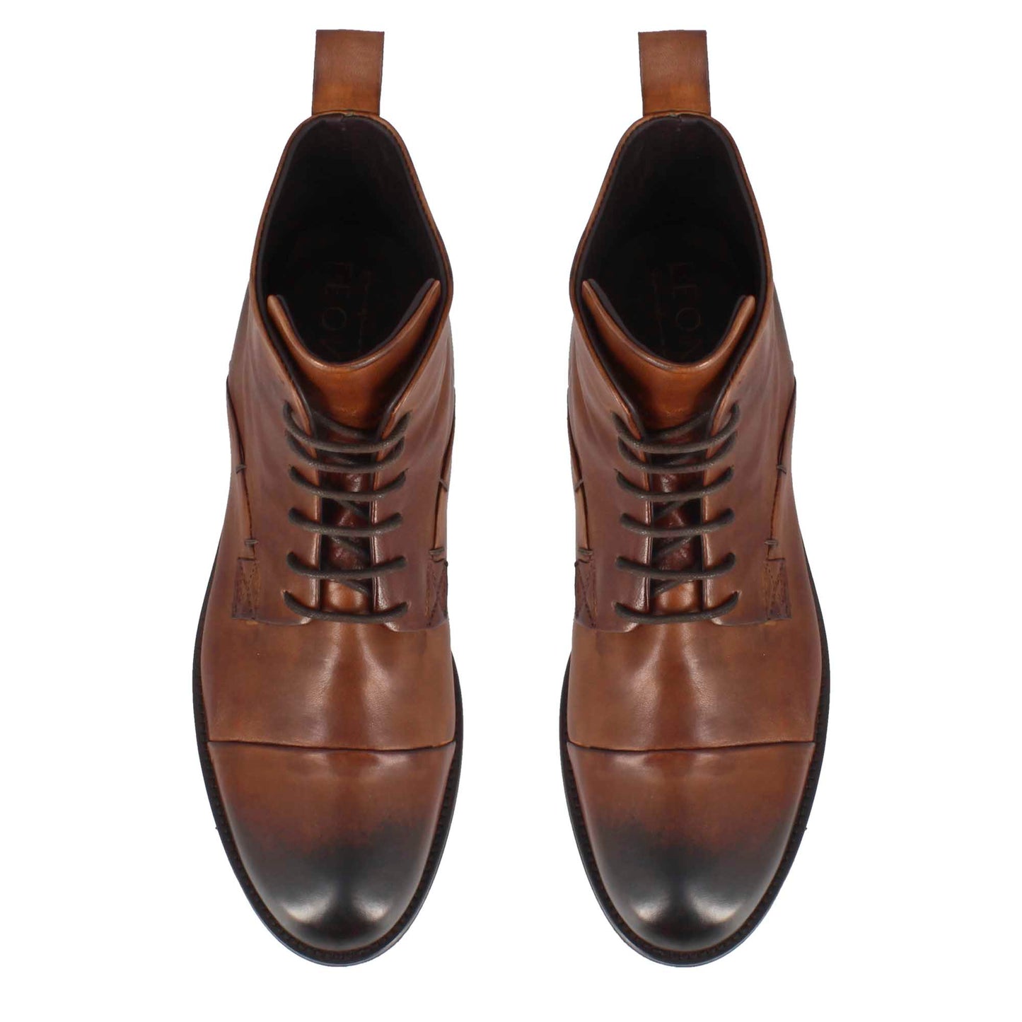 Men's Vintage Leather Lace Up Ankle Boot